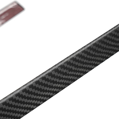 For 2024 2025 Tesla Cybertruck Dry Carbon Fiber Center Console Cupholder Cover Frame Trim