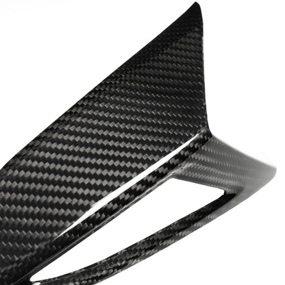 Dry Carbon Fiber Rear Light Lamp Trim For Corvette C8 Z06 Z51 ZR1 E-Ray 2020-2025, Tail Brake Light Cover