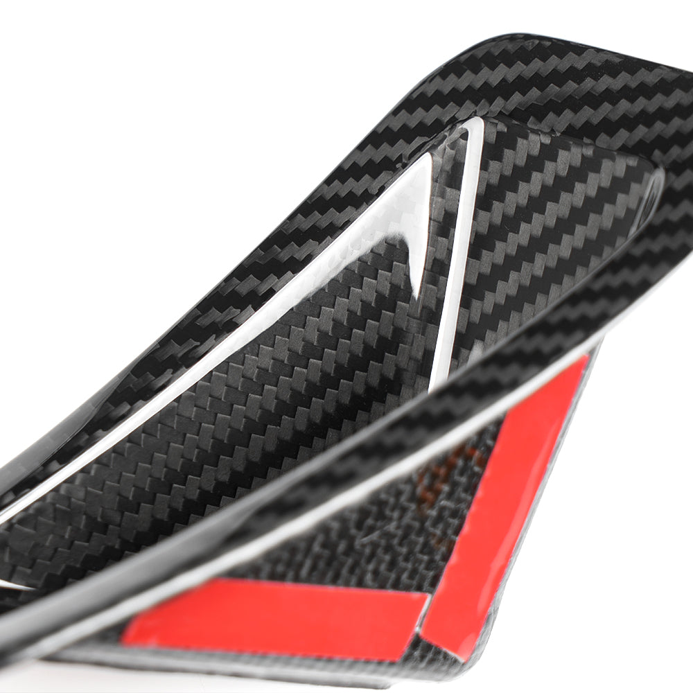 Dry Carbon Fiber Seat Safety Belt Guide Cover Trim for Corvette C8 Z06 Stingray E-Ray 2020+