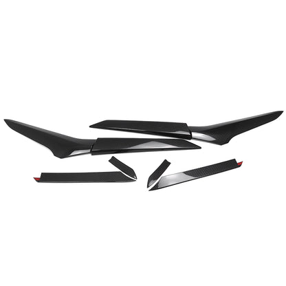 Dry Carbon Fiber Side Door Handle Spoiler Trims For Corvette C8 Z06 2020-2025,  Carbon Sticker