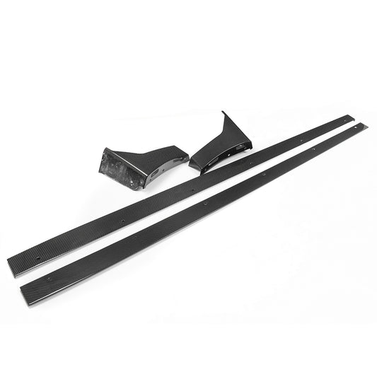 Real Carbon Fiber Side Skirts For Acura Integra Type S 2023 2024 2025, Car Rocker Panels, Exterior Trim