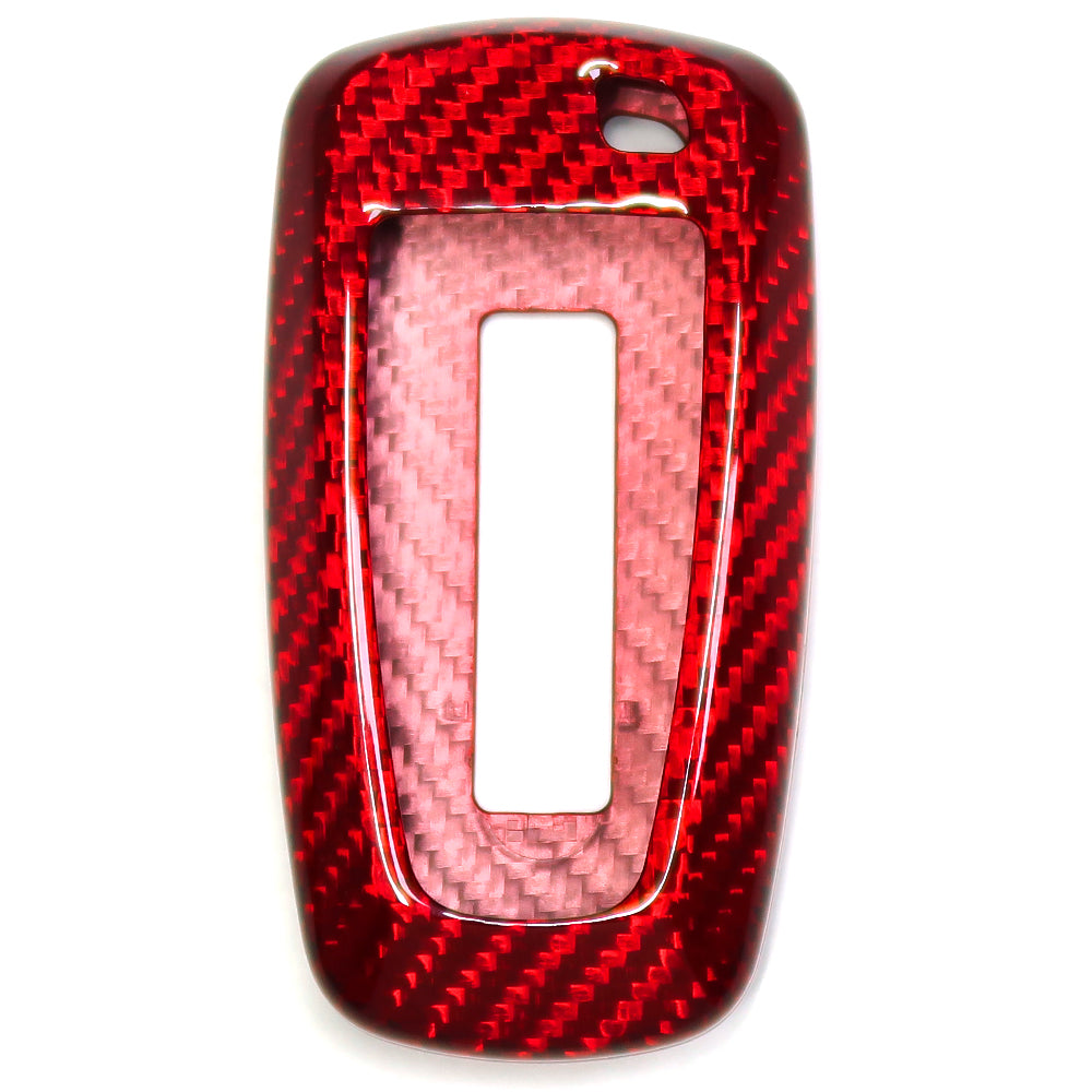 For Ford F150 Raptor 2017-2024 Car Key Fob Shell Case Cover Shell Real Carbon Fiber Exterior Accessories