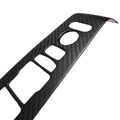 For Acura Integra Type S DE4 DE5 2022+ Window Lift Button Frame Cover LHD Real Carbon Fiber