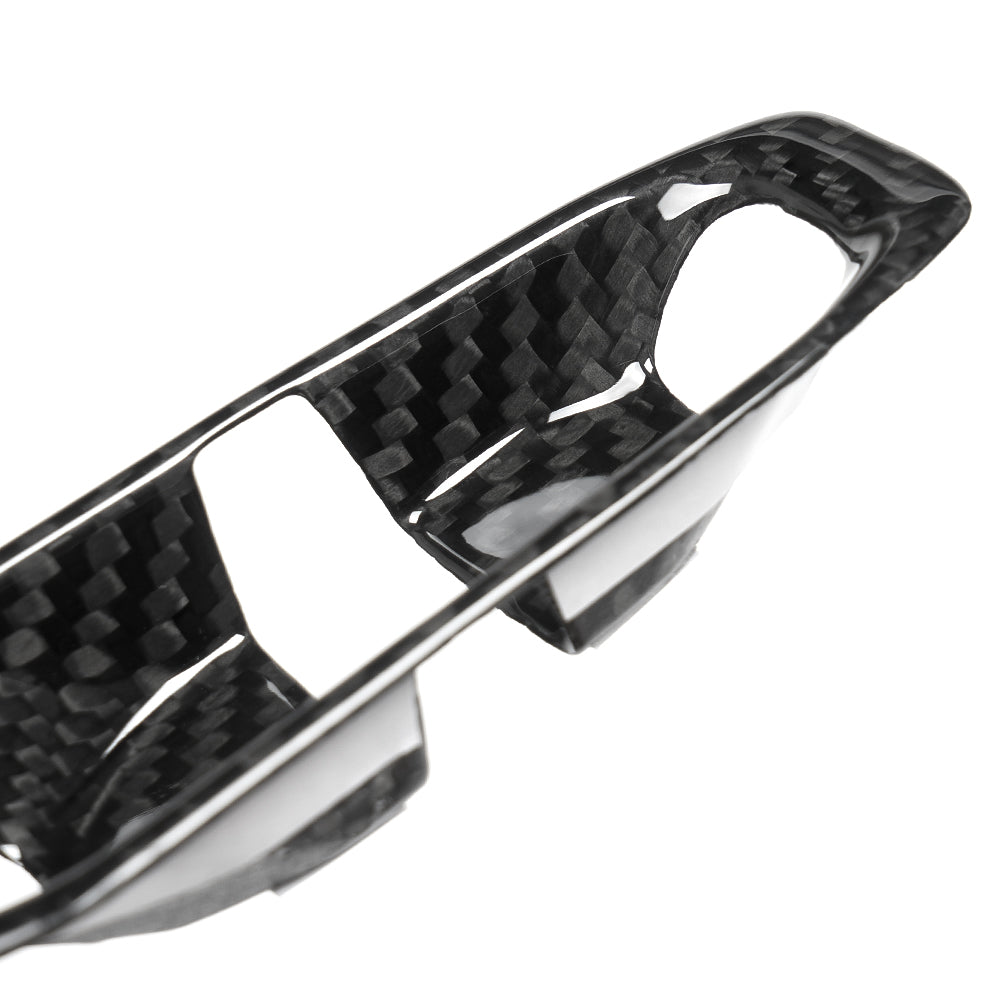 Dry Carbon Fiber Gear Shift Button Cover Trim For Corvette C8 Stingray 1LT 2026+