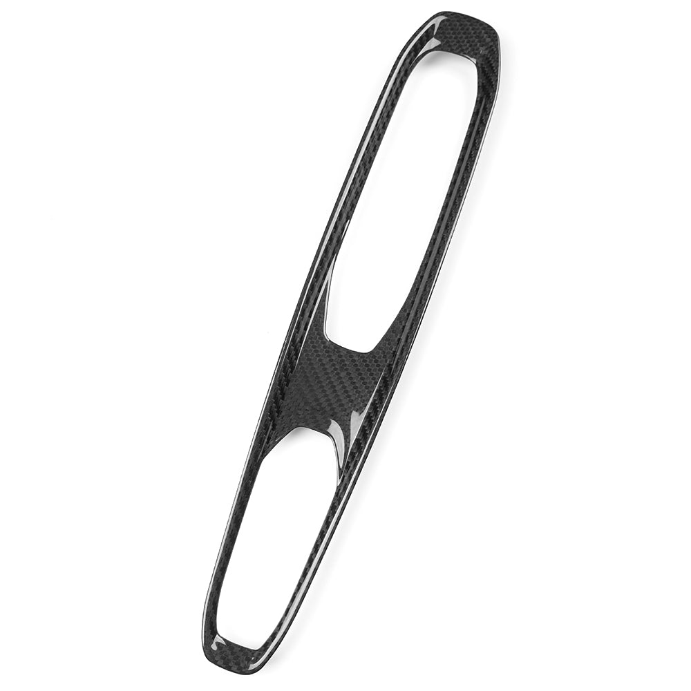 Pregreg Carbon Fiber Gear Shift Button Cover for Corvette C8 Coupe HTC Z06 ZR1 2026+ Center Console Trim