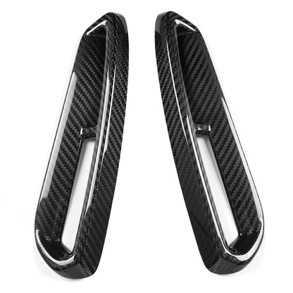 Dry Carbon Fiber Rear Bumper Reflectors Cover Trim for Honda Civic FL5 Type R 2023 2024 2025 2026