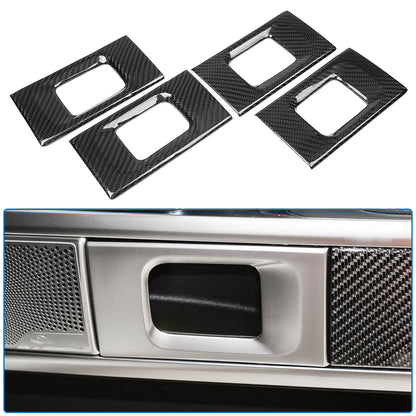 Real Carbon Fiber Interior Door Handle Grab Trim For Mercedes Benz G Class G500 G63 W463A W464 2019-2025
