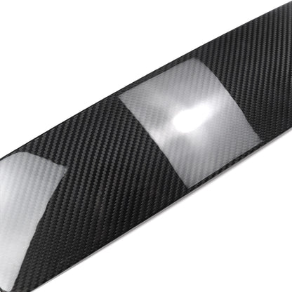 Genuine Carbon Fiber Exterior Window B Pillar Panel Trim For Ford F150 Raptor Limited Lariat XLT 2021 2022 2023 2024 2025