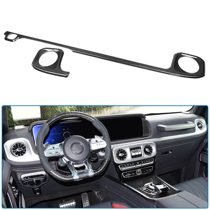 Real Carbon Fiber Dashboard Panel Trim For Mercedes-Benz G Class W464 W465 G63 AMG G500 G550 2019-2025