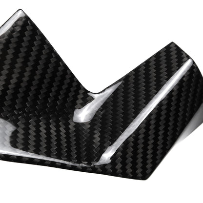Genuine Dry Carbon Fiber Console Display Screen Lower Trim Panels For BMW 3 Series G20 G21 M2 M340i 2023 2024 2025