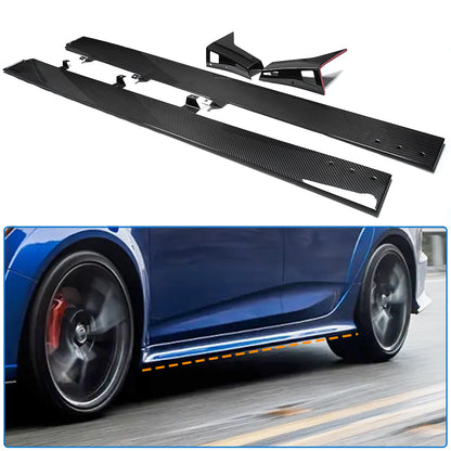 Real Carbon Fiber Side Skirts For Acura Integra Type S 2023 2024 2025, Car Rocker Panels, Exterior Trim