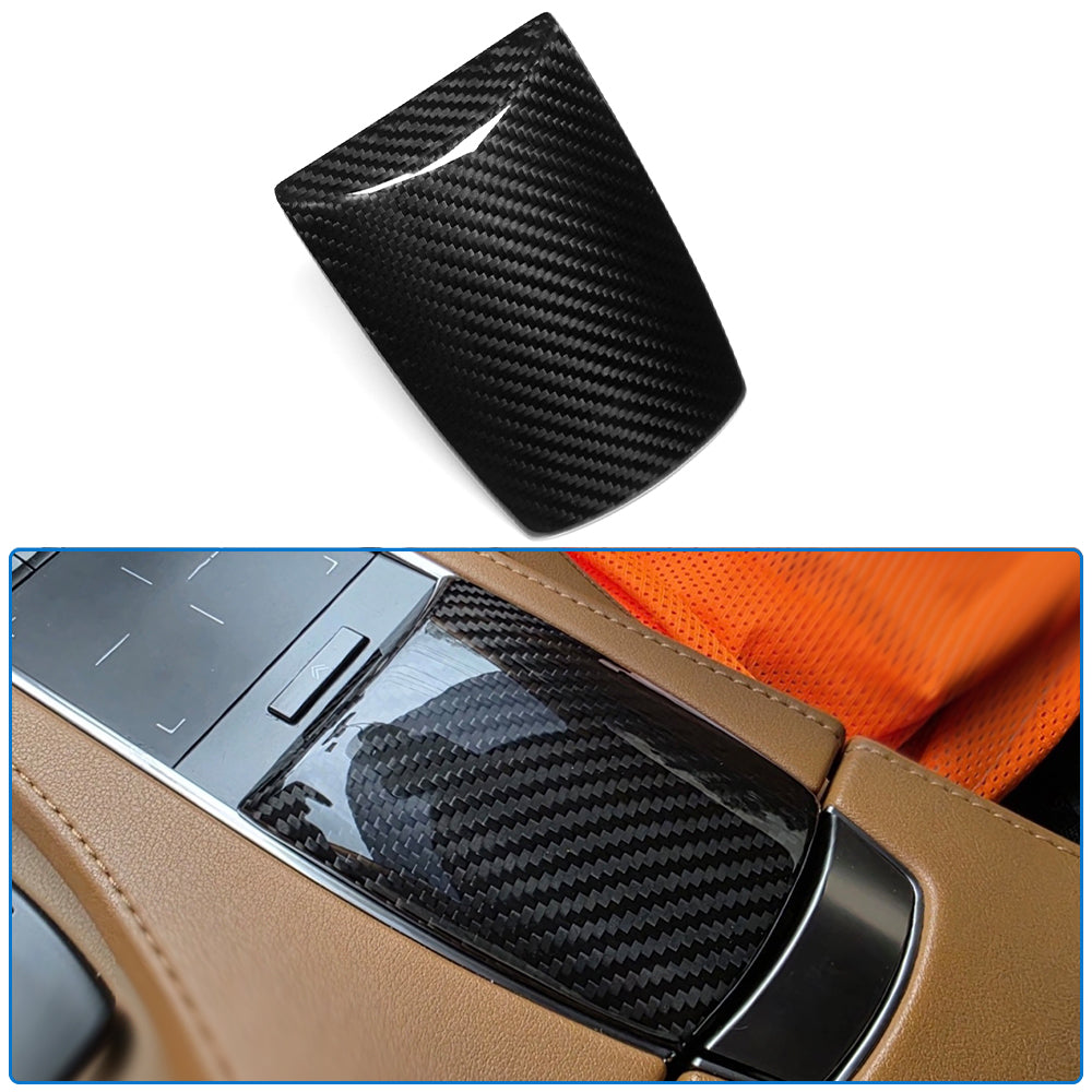 Dry Carbon Fiber Remote Touch Hand Rest Cover for Lexus LC LC500 LC500h 2018-2026, Center Console Trackpad Trim