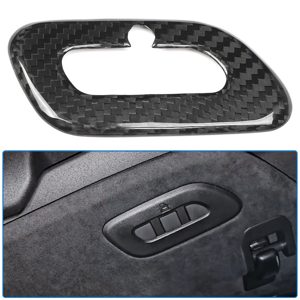 Dry Carbon Fiber HomeLink Garage Door Opener Button Trim for Corvette C7 C8 Stingray Z51 2020+