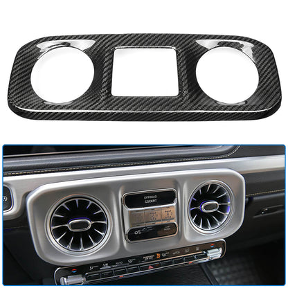 Real Carbon Fiber Center Console Air Vent Cover Trim For Mercedes Benz G Class G500 G550 G63 W463A W464 2019-2025