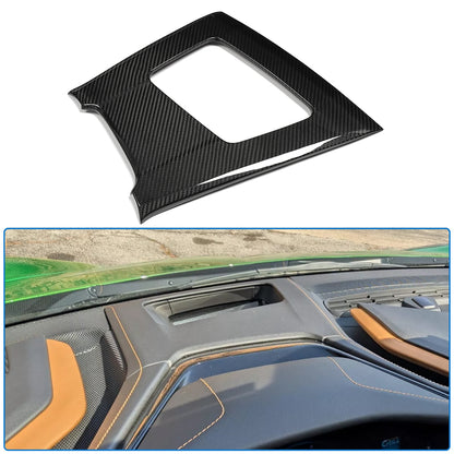 Dry Carbon Fiber Upper Dashboard HUD Trim Pad for For Corvette C8 Stingray 1LT 2LT 2026+