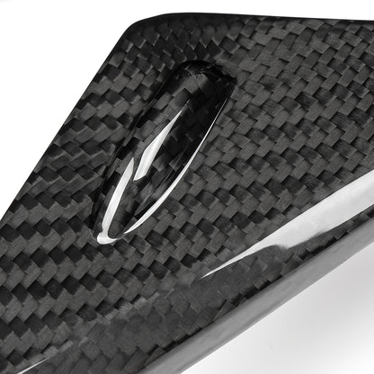 Real Dry Carbon Fiber Front Window Triangle Cover Trim For Lexus LC LC500 LC500h 2018 2019 2020-2026