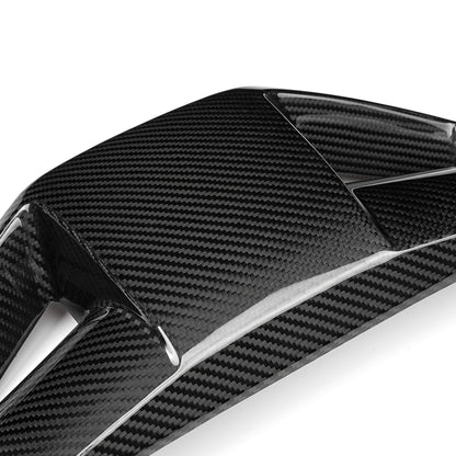 Dry Carbon Fiber Seat Backrest Cover Trim for Honda Civic Type R FL5 2023 2024 2025 2026