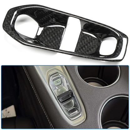 Dry Carbon Fiber Gear Shift Button Cover Trim For Corvette C8 Stingray 1LT 2026+