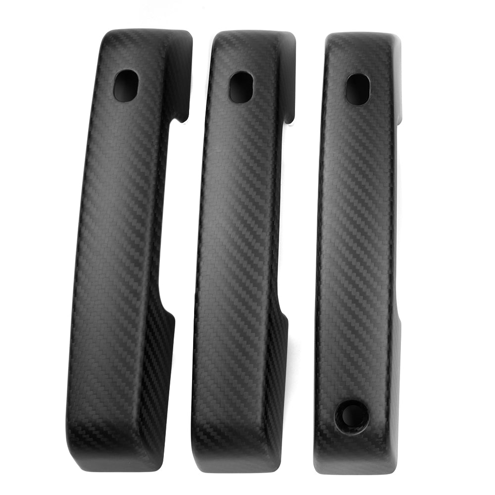 Carbon Fiber Side Doors & Tailgate Handle Covers with Smart Holes For Bronco Raptor 2021+
