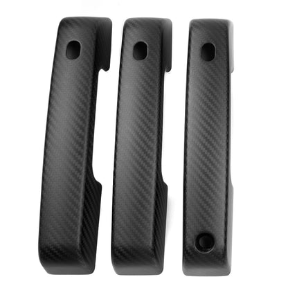 Carbon Fiber Side Doors & Tailgate Handle Covers with Smart Holes For Bronco Raptor 2021+