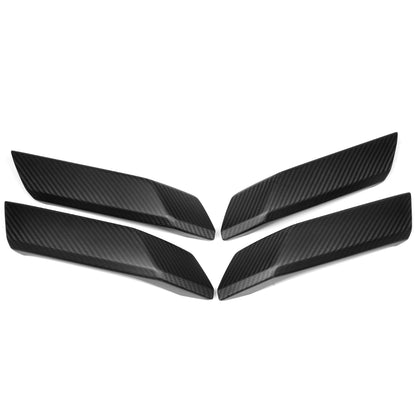 Real Carbon Fiber Inner Door Handle Cover Interior Accessories For Ford Bronco Raptor Wildtrack 2021+