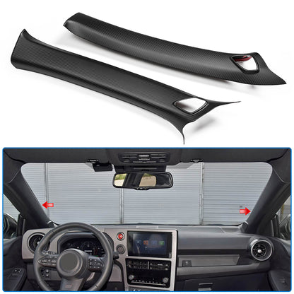 Dry Carbon Fiber Interior Front A-Pillar W/Speaker Trim Panel for Toyota GR Yaris 2025 2026+