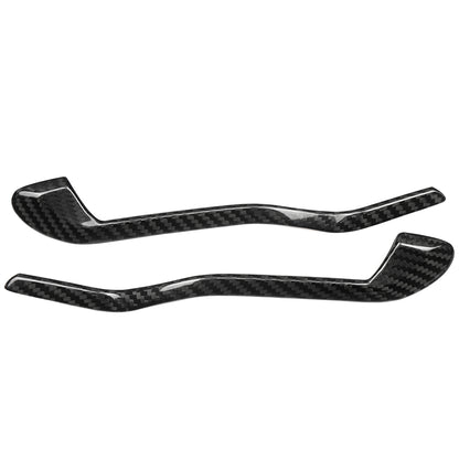 Real Carbon Fiber Inner Door Handle Lower Trim For Lotus Emira I4 V6 Sports 2022 2023 2024 2025