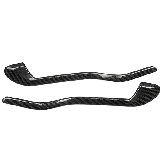 Real Carbon Fiber Inner Door Handle Lower Trim For Lotus Emira I4 V6 Sports 2022 2023 2024 2025