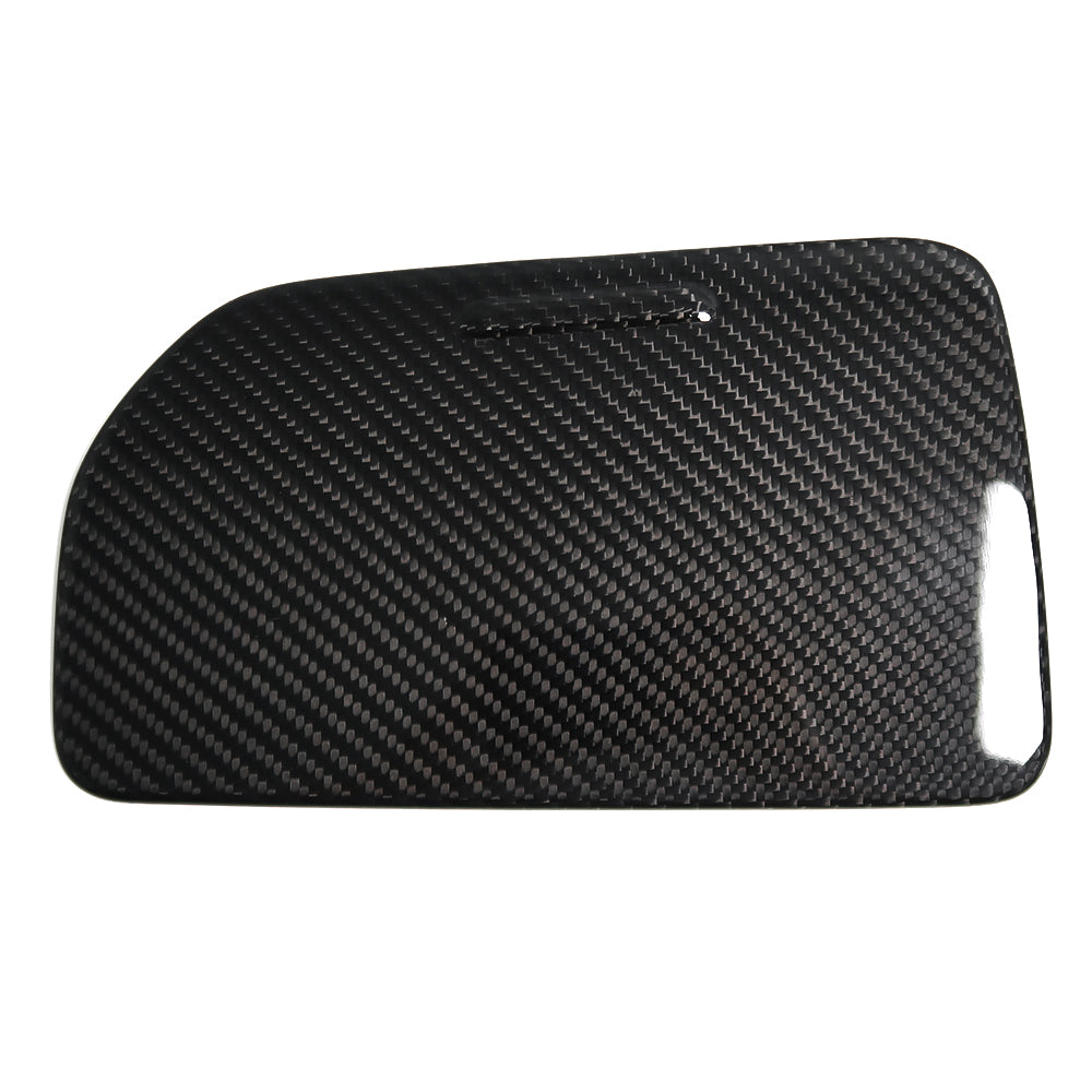 For Chevrolet Corvette C8 2020 2021 2022 2023 Center Console Cup Holder Cover Sticker Real Carbon Fiber Interior Accessories