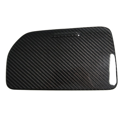 For Chevrolet Corvette C8 2020 2021 2022 2023 Center Console Cup Holder Cover Sticker Real Carbon Fiber Interior Accessories