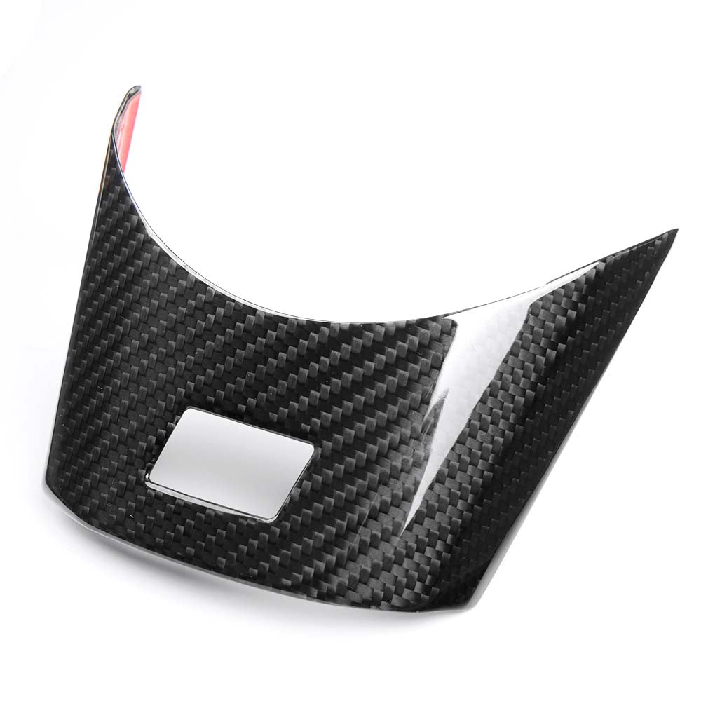 Real Dry Carbon Fiber Steering Wheel Lower Cover Trim for Toyota GR Corolla GR Yaris 2023 2024 2025 2026