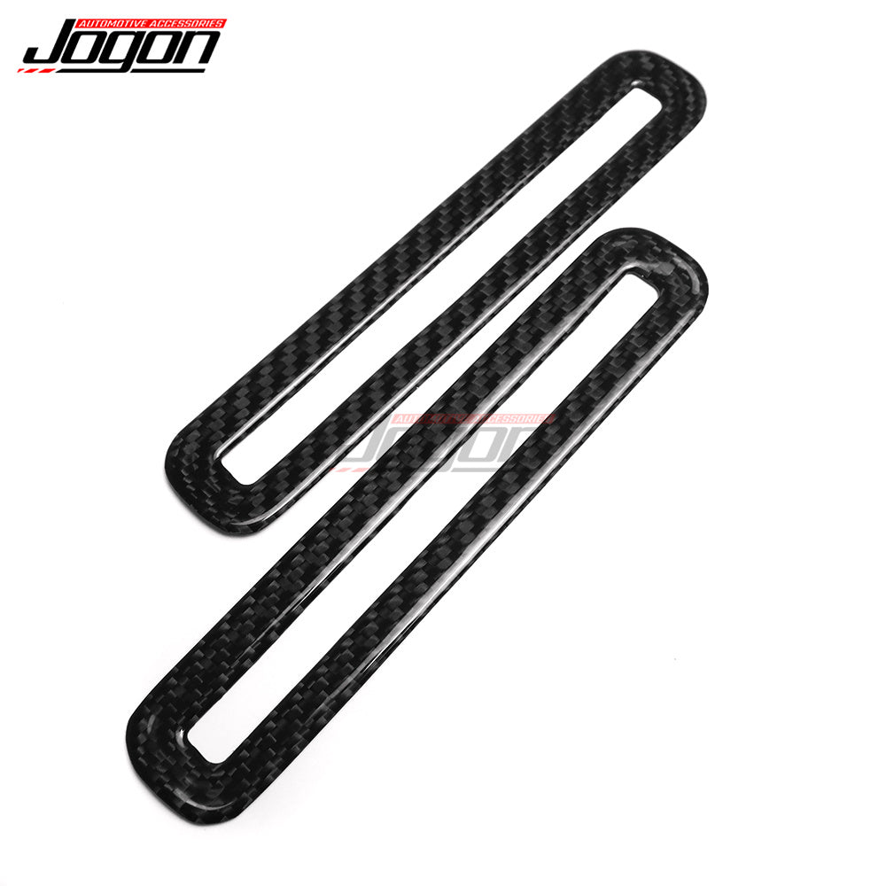 For Mustang S650 GT Dark horse Ecoboost Car Window Air Vent Trim Real Carbon Fiber