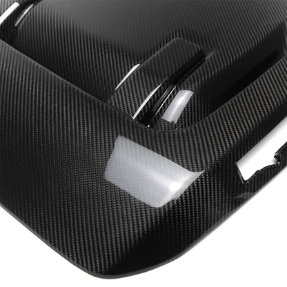 Real Carbon Fiber Car Hood Scoop Front Hood Vent Cover For Ford F-150 F150 Raptor 2021+