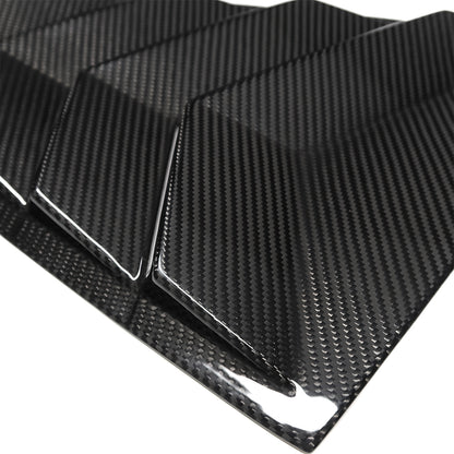 For Mustang S650 GT Dark horse Ecoboost C Pillar Window Louvres Real Carbon Fiber