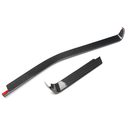 For Corvette C8 Z06 ZR1 2026+ Dry Carbon Fiber 2PCS Dashboard Air Vent Outlet Cover Trim