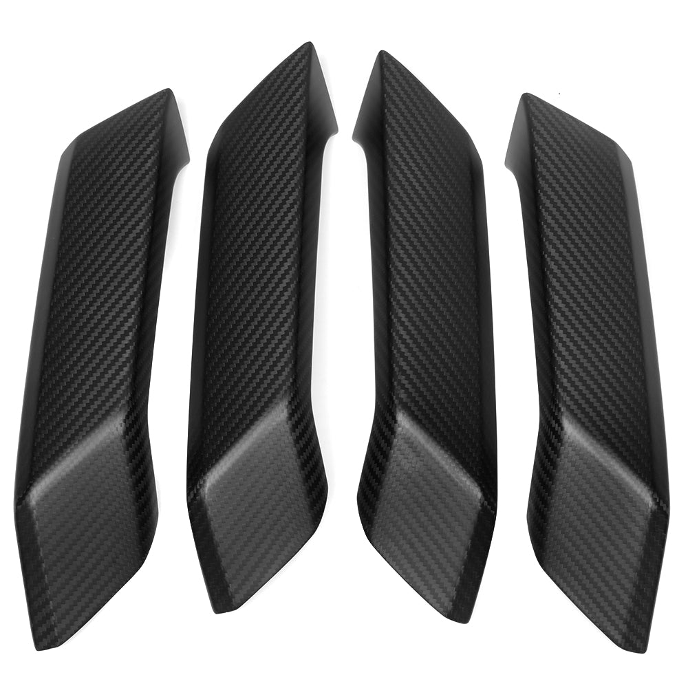 Real Carbon Fiber Inner Door Handle Cover Interior Accessories For Ford Bronco Raptor Wildtrack 2021+