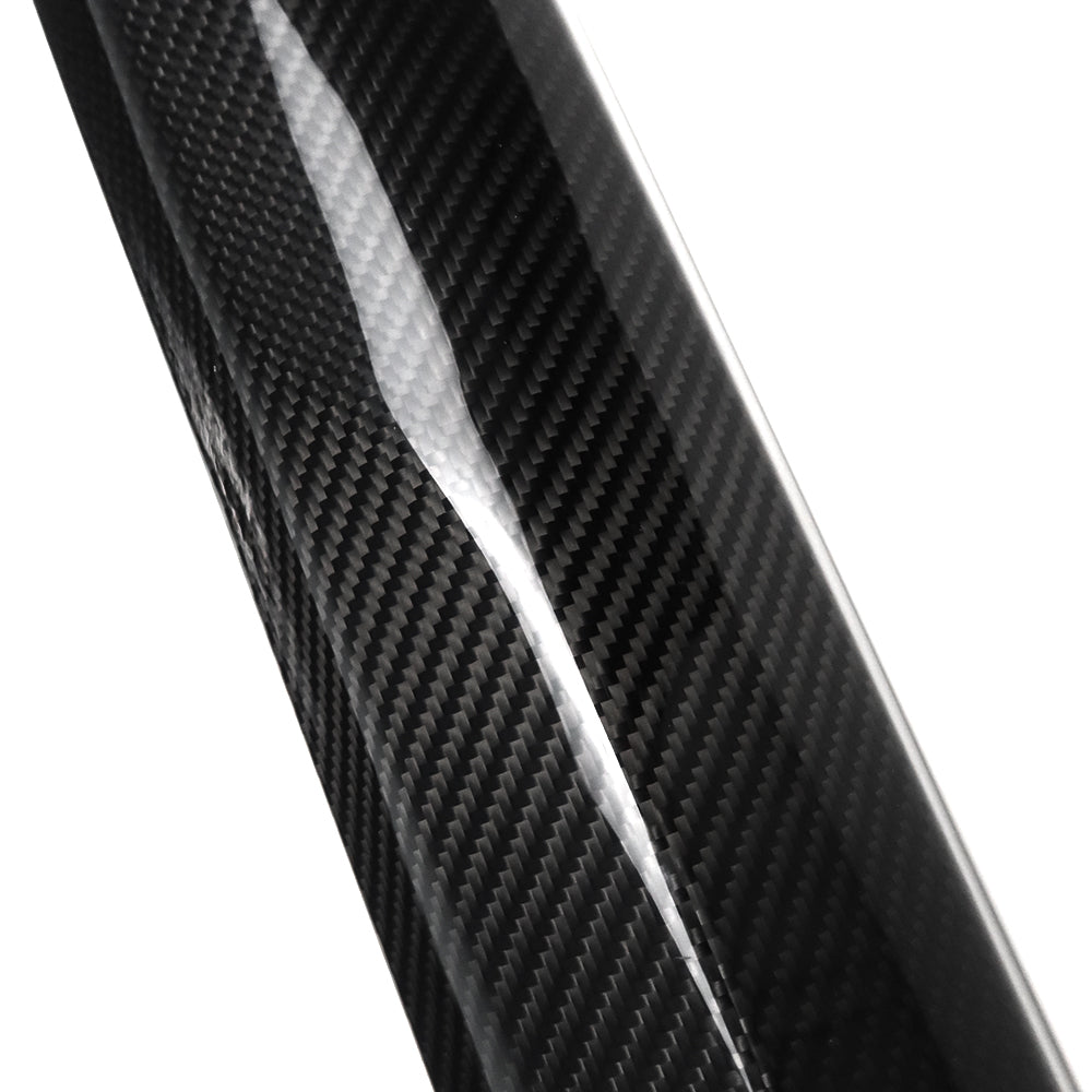 For Chevrolet Corvette C8 Stingray Z06 Z51 2020-2024 Interior Door Sill Cover Trim Dry Carbon Fiber Car Accessories