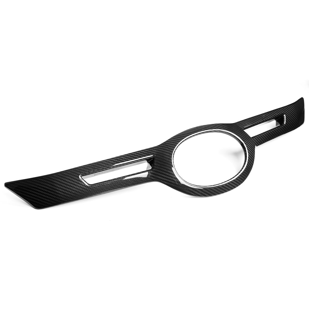 Real Dry Carbon Fiber Front Grille Emblem Bezel Trim for Toyota GR Corolla GZEA14 Morizo Circuit Core 2023 2024 2025 2026