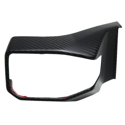 For Mustang S650 GT Dark horse EcoBoost Left Side Air Vent Frame Real Carbon Fiber