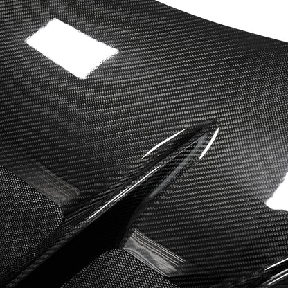 ZR1 Style Dry Carbon Fiber Front Engine Hood Cover For Corvette C8 Stingray Z06 ZR1 2020-2025, Replacement