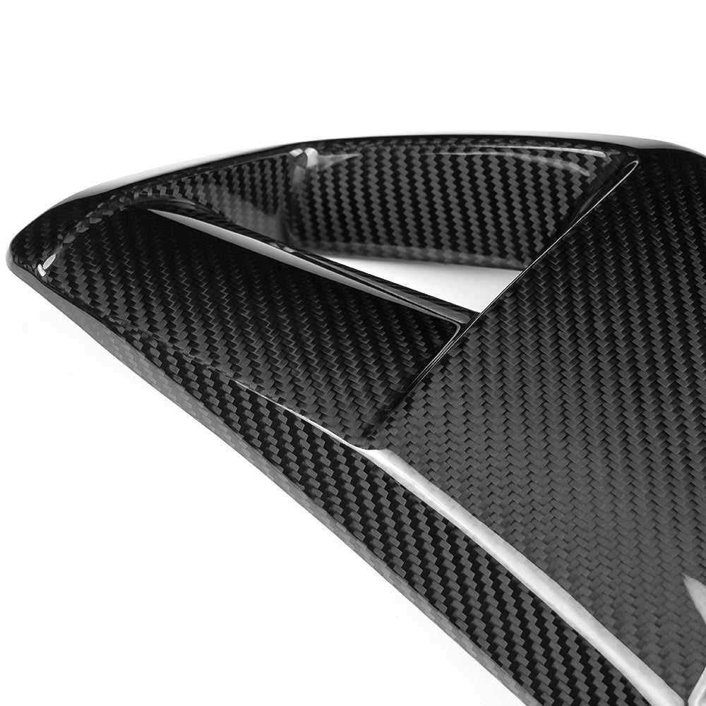 Dry Carbon Fiber Seat Backrest Cover Trim for Honda Civic Type R FL5 2023 2024 2025 2026