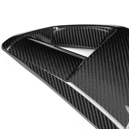 Dry Carbon Fiber Seat Backrest Cover Trim for Honda Civic Type R FL5 2023 2024 2025 2026