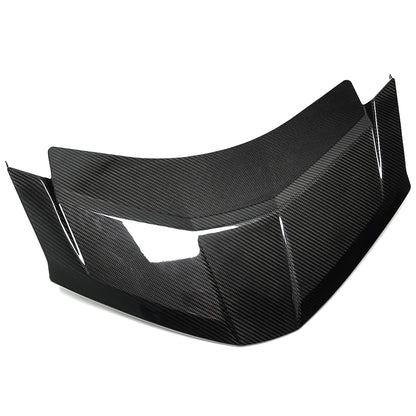 For Corvette C8 Coupe Z51 Z06 2020-2024 Rear Window Bottom Panel Cover Replacement Stick-on Dry Carbon Fiber Car Trim