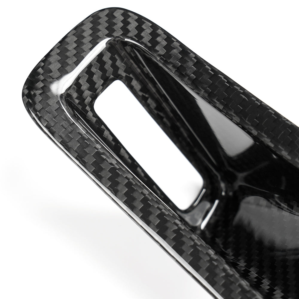 Dry Carbon Fiber Seat Safety Belt Guide Cover Trim for Corvette C8 Z06 Stingray E-Ray 2020+