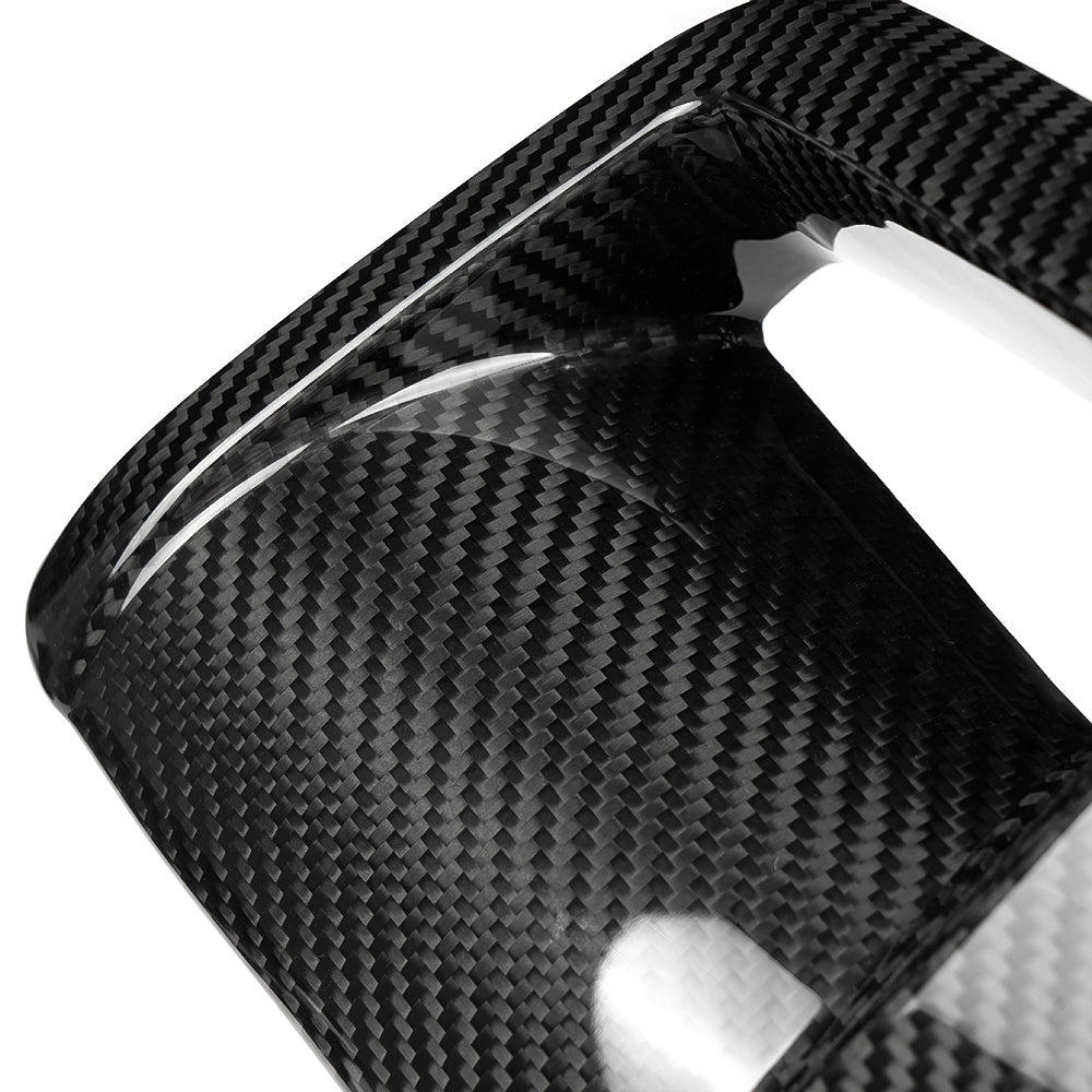 Dry Carbon Fiber Seat Backrest Cover Trim for Honda Civic Type R FL5 2023 2024 2025 2026