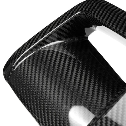 Dry Carbon Fiber Seat Backrest Cover Trim for Honda Civic Type R FL5 2023 2024 2025 2026