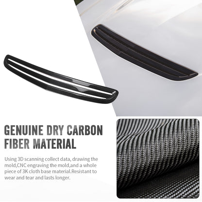For Acura Integra Type S DE5 2022+ Engine Hood Air Vent Frame Real Carbon Fiber