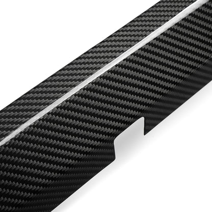 Real Dry Carbon Fiber Console Dashboard Panel Trims For Ford Bronco Badlands Wildtrak Outer Banks Heritage Edition 2021-2025