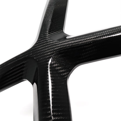 Real Carbon Fiber Engine Strut Tower Brace Bar For Corvette C8 Stingray Coupe HTC Z51 E-Ray 2020-2025, Engine Hood X Brace