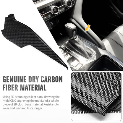 For Acura Integra Type S DE4 DE5 2022+ Center Console Right Side Panel Trims Decor Real Carbon Fiber